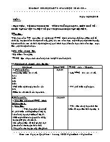 Giáo án Thể dục 8 - Chương trình học cả năm - Năm học 2010-2011