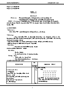 Giáo án Thể dục 8 - Chương trình học kì 2 - Năm học 2009-2010