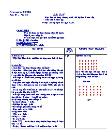 Giáo án Thể dục 8 - Tiết 1 đến 12