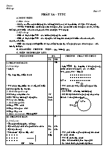 Giáo án Thể dục 8 - Tiết 37 đến 49