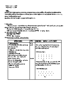 Giáo án Thể dục 8 - Tiết 5 đến 64