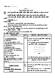 Giáo án Thể dục 9 - Chương trình học cả năm (Chuẩn kiến thức)