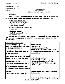 Giáo án Thể dục 9 - Chương trình học cả năm(Chuẩn kiến thức)