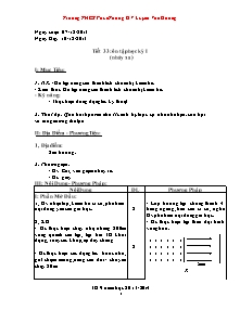 Giáo án Thể dục 9 - Tiết 33+34 - Năm học 2013-2014