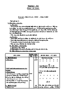 Giáo án Thể dục 9 - Tiết 60 đến 70 - Phạm Thị Xuân