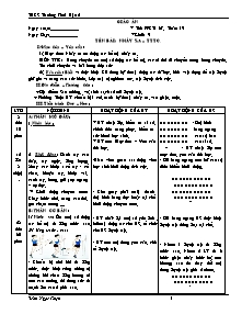 Giáo án Thể dục Khối 8 - Chương trình học kì 2 - Bản đẹp 4 cột