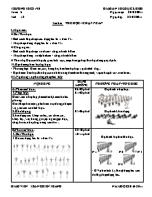 Giáo án Thể dục Khối 8 - Tiết 12: Thể dục - Chạy ngắn - Năm học 2010-2011