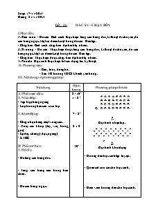 Giáo án Thể dục Khối 8 - Tiết 26+27 - Năm học 2013-2014