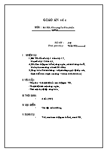 Giáo án Thể dục Khối 8 - Tiết 5+6: Bài thể dục; Chạy ngắn; Chạy bền