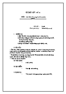 Giáo án Thể dục Khối 8 - Tiết 9+10: Bài thể dục; Chạy ngắn; Chạy bền