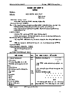 Giáo án Thể dục Khối 9 - Bản đẹp 3 cột - Năm học 2009-2010 - Nguyễn Thị Yến