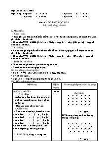 Giáo án Thể dục Khối 9 - Tiết 35+36 - Năm học 2013-2014