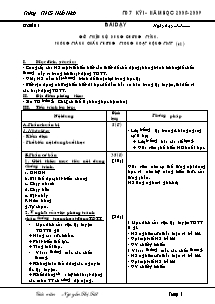 Giáo án Thể dục Lớp 7 - Bản đẹp 3 cột - Nguyễn Thị Tiết