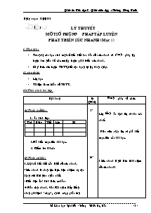 Giáo án Thể dục Lớp 8 - Chương trình cả năm - Năm học 2012-2013 - Hoàng Công Tuấn