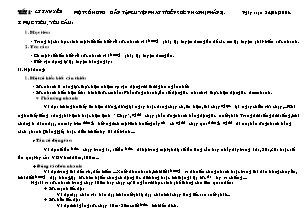 Giáo án Thể dục Lớp 8 - Chương trình cả năm - Nguyễn Huy Đức