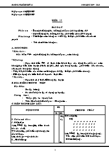 Giáo án Thể dục Lớp 8 - Chương trình học cả năm - Năm học 2009-2010