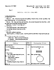 Giáo án Thể dục Lớp 8 - Chương trình học kì 2 - Năm học 2010-2011