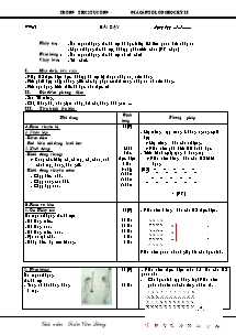 Giáo án Thể dục Lớp 8 - Chương trình học kì II