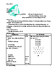 Giáo án Thể dục Lớp 8 - Tiết 1 đến Tiết 7