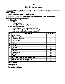 Giáo án Thể dục Lớp 8 - Tiết 1: Lí thuyết chung