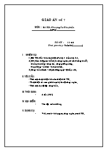 Giáo án Thể dục Lớp 8 - Tiết 11+12: Bài thể dục; Chạy ngắn; Chạy bền