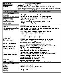 Giáo án Thể dục Lớp 8 - Tiết 13 - Năm học 2012-2013