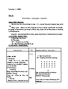 Giáo án Thể dục Lớp 8 - Tiết 19 đến 62 - Năm học 2012-2013