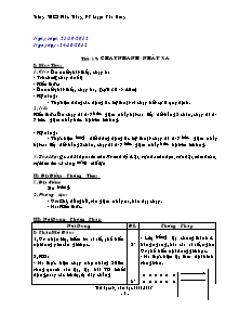 Giáo án Thể dục Lớp 8 - Tiết 19+20 - Năm học 2012-2013