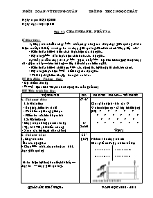 Giáo án Thể dục Lớp 8 - Tiết 23+24 - Năm học 2010-2011