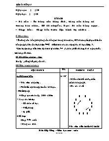 Giáo án Thể dục Lớp 8 - Tiết 26: Đá cầu - Chạy bền