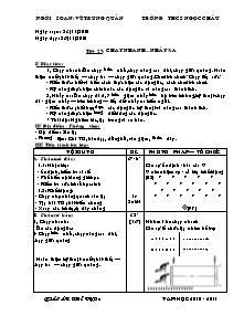 Giáo án Thể dục Lớp 8 - Tiết 27+28 - Năm học 2010-2011