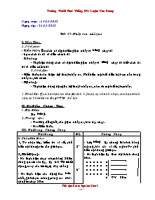 Giáo án Thể dục Lớp 8 - Tiết 27+28 - Năm học 2012-2013