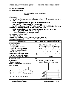 Giáo án Thể dục Lớp 8 - Tiết 29+30 - Năm học 2010-2011