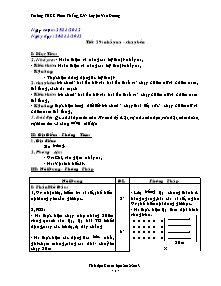 Giáo án Thể dục Lớp 8 - Tiết 29+30 - Năm học 2012-2013