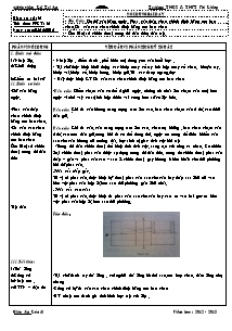 Giáo án Thể dục Lớp 8 - Tiết 31 - Năm học 2012-2013