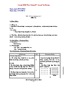 Giáo án Thể dục Lớp 8 - Tiết 33+34 - Năm học 2012-2013