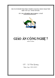 Giáo án Thể dục Lớp 8 - Tiết 37 đến 66 - Năm học 2012-2013 - Lê Văn Quang