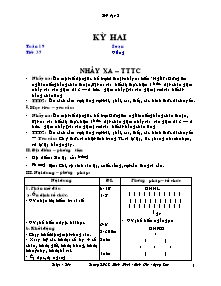 Giáo án Thể dục Lớp 8 - Tiết 37 đến 70 - Năm học 2010-2011