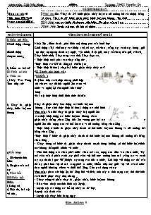 Giáo án Thể dục Lớp 8 - Tiết 40 - Năm học 2012-2013