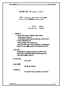 Giáo án Thể dục Lớp 8 - Tiết 43+44: Nhảy xa - Tự chọn - Chạy bền - Nguyễn Thiết Hùng