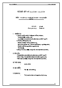 Giáo án Thể dục Lớp 8 - Tiết 47+48: Nhảy xa - Môn tự chọn - Chạy bền - Võ Minh Quân