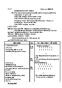 Giáo án Thể dục Lớp 8 - Tiết 5 đến 36 - Năm học 2010-2011 - Lê Quang Vinh