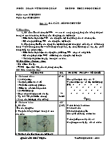 Giáo án Thể dục Lớp 8 - Tiết 51+52 - Năm học 2010-2011