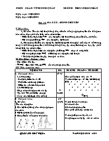 Giáo án Thể dục Lớp 8 - Tiết 54+56 - Năm học 2010-2011