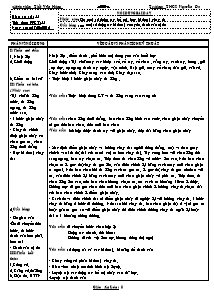 Giáo án Thể dục Lớp 8 - Tiết 55: Nhảy cao; Cầu lông - Năm học 2012-2013