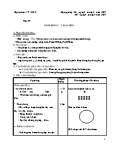 Giáo án Thể dục Lớp 8 - Tiết 59 đến 70 - Năm học 2010-2011