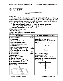 Giáo án Thể dục Lớp 8 - Tiết 63+64 - Năm học 2010-2011