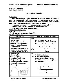 Giáo án Thể dục Lớp 8 - Tiết 65+66 - Năm học 2010-2011