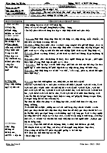 Giáo án Thể dục Lớp 8 - Tiết 9 - Năm học 2012-2013