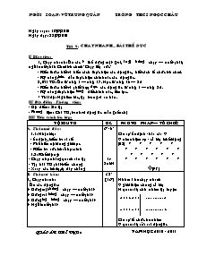 Giáo án Thể dục Lớp 8 - Tiết 9+10 - Năm học 2010-2011